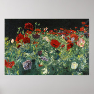 Póster Amapolas   John Singer Sargent