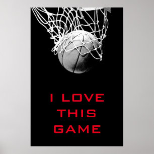 Póster Amar a este Poster de Baloncesto de Objetivos de J