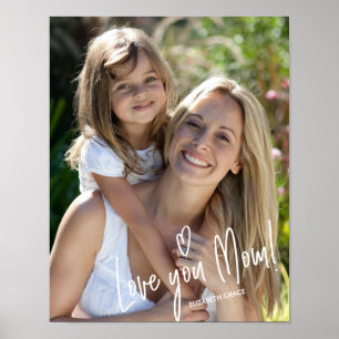 Póster Amar a tu madre, foto de cumpleaños del día de la 