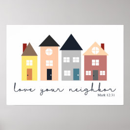 Póster Amar a tu vecino