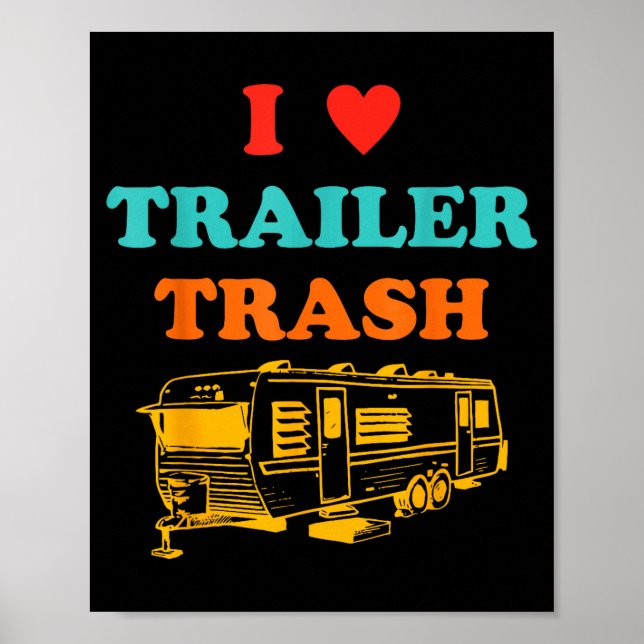 Póster Amar basura de tráiler irónico divertido  (Frente)