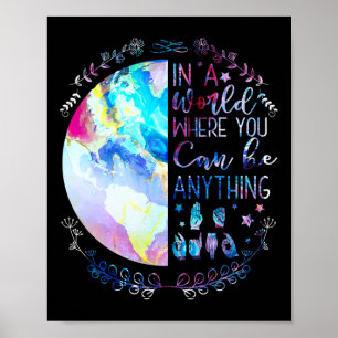 Póster Amar el alfabeto del idioma Rótulo americano sordo