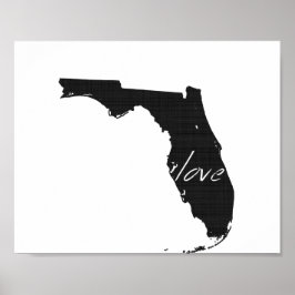 Póster Amar el muro de Florida