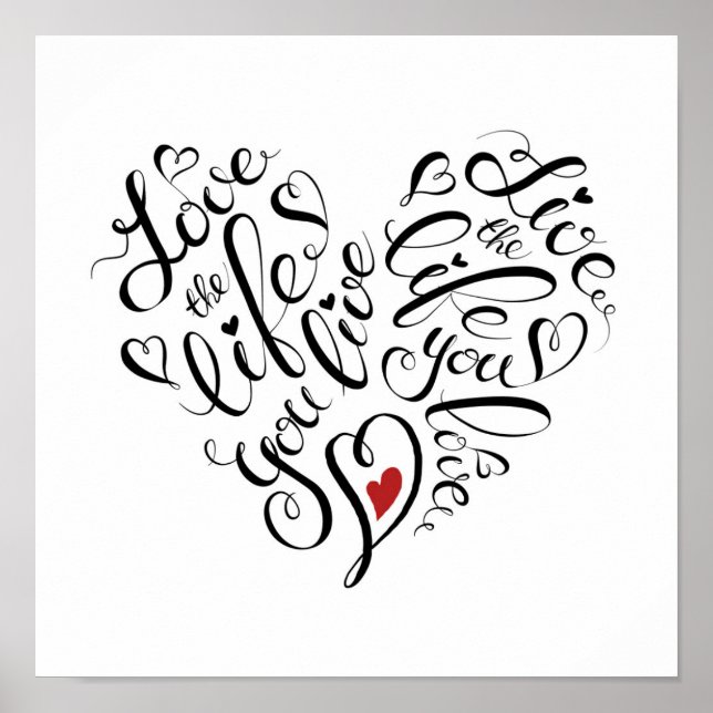 Póster Amar La Vida Que Vives (Frente)