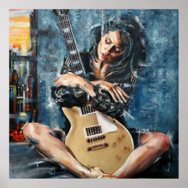 Póster Amar mi guitarra