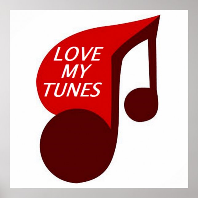 PÓSTER AMAR MIS TUNES (Frente)
