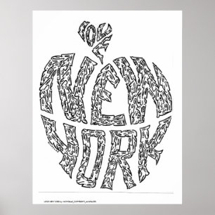 Póster AMAR NUEVA YORK por NICHOLAS_COPYRIGHT_MIN...