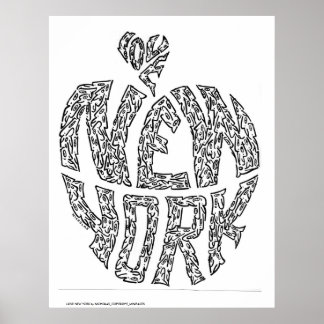 Póster AMAR NUEVA YORK por NICHOLAS_COPYRIGHT_MIN...