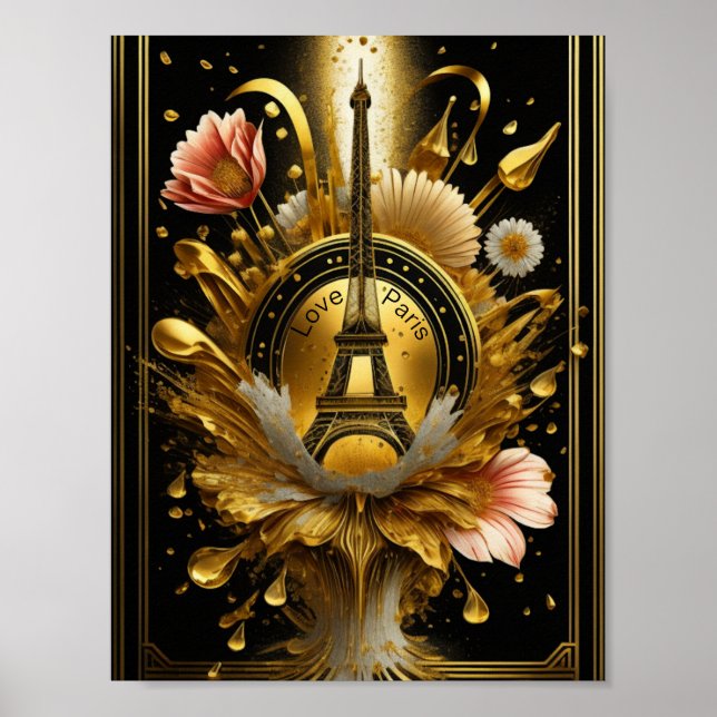 Póster Amar París (Frente)