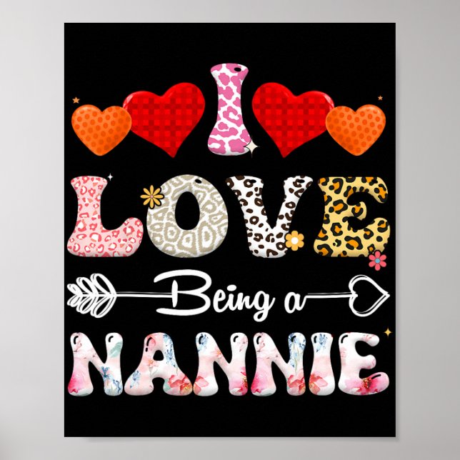 Póster Amar Ser Un Nannie Leopard & amp; Búfalo Fun Moth (Frente)