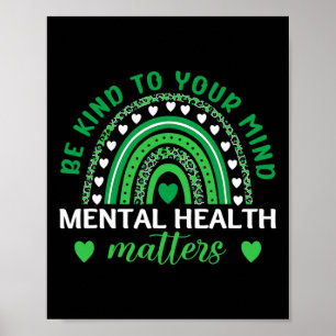 Póster Amar Su Mente Concienciación Sobre Salud Mental Ar