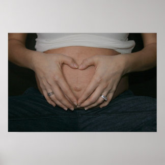 Póster amar tu barriga