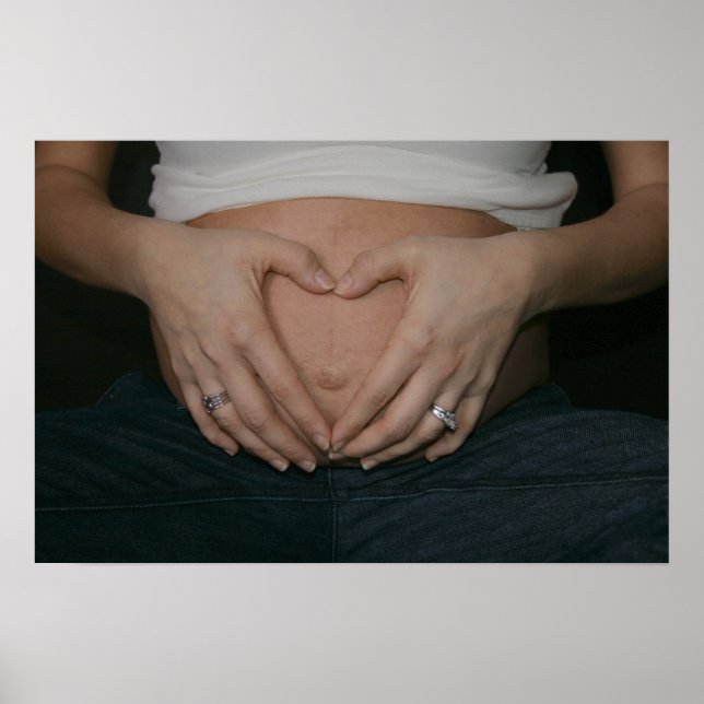 Póster amar tu barriga (Frente)