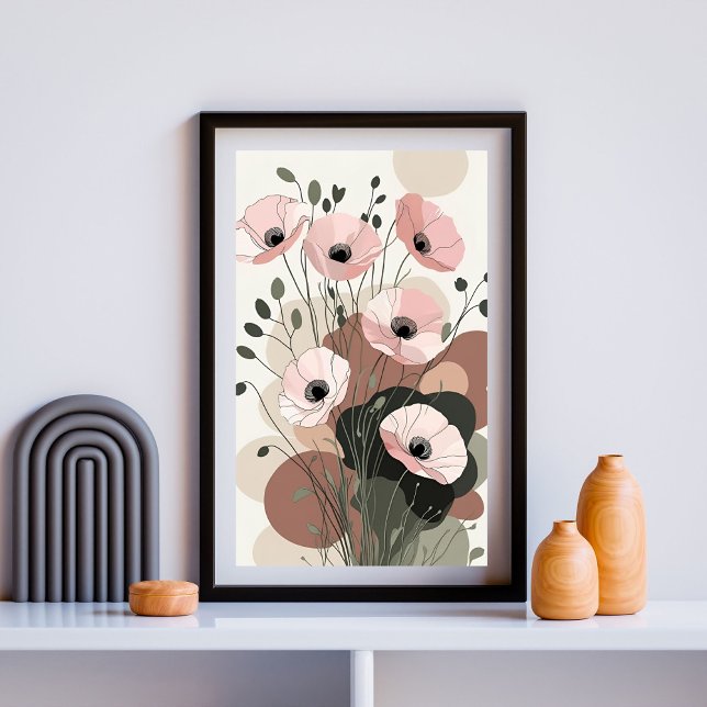 Póster Amaranto abstracto moderno en flor (Subido por el creador)