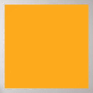 Póster Amarillo brillante (Crayola) (color sólido)