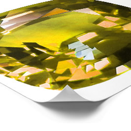 Póster Amarillo Gemstone Citrino