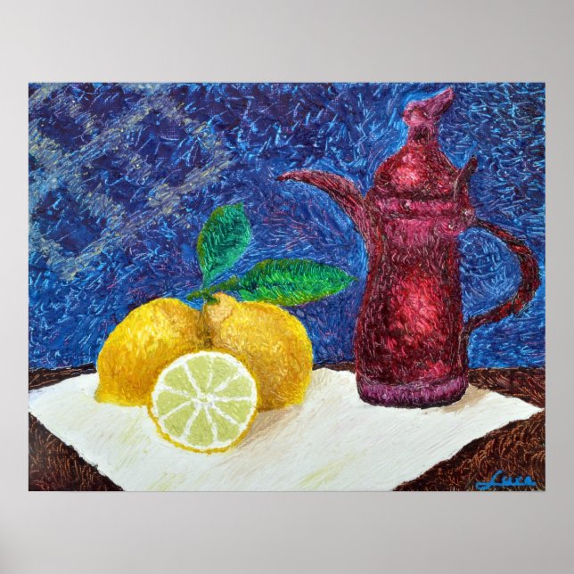 Póster Amarillo limón (Frente)