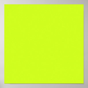 Póster Amarillo limón (color sólido)