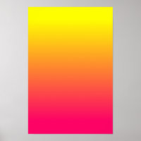 Amarillo Naranja Rosa Ombre