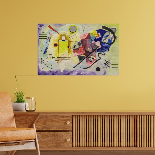 Póster Amarillo-Rojo-Azul por Kandinsky (Salón 2)
