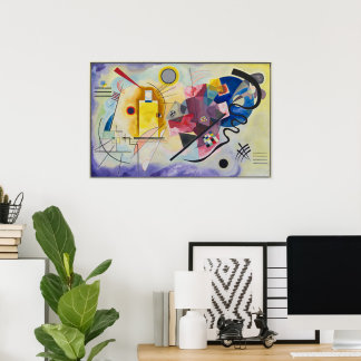 Póster Amarillo, Rojo, Azul por Wassily Kandinsky