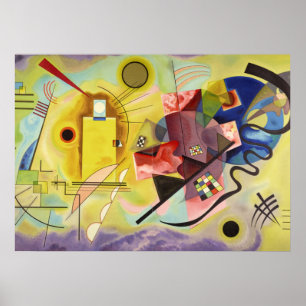 Póster Amarillo-Rojo-Azul por Wassily Kandinsky
