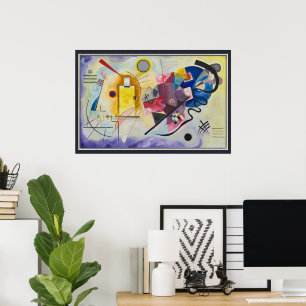 Póster Amarillo, Rojo, Azul por Wassily Kandinsky