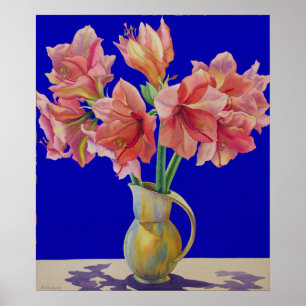 Póster Amaryllis en un jarro 2007