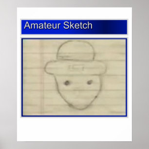 Póster Amateur Leprechaun Sketch