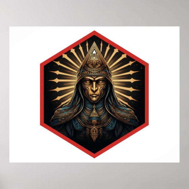 Póster Amazing Illuminati Fantasy Portrait (Frente)