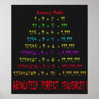 Póster Amazing Maths Series 2