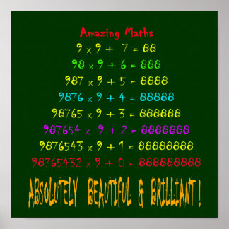 Póster Amazing Maths Series 3