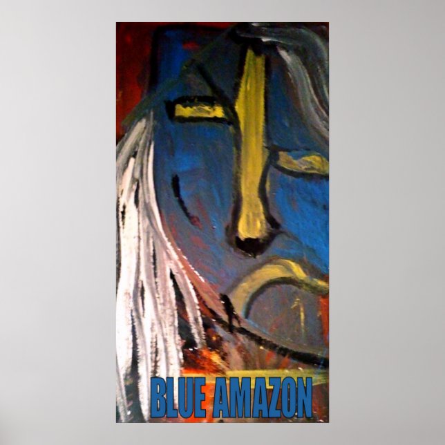 PÓSTER AMAZONAS AZUL (Frente)