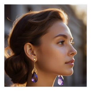 Póster Amber Light Elegance