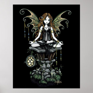 Póster "Amber" Lotus Nature Fairy Poster