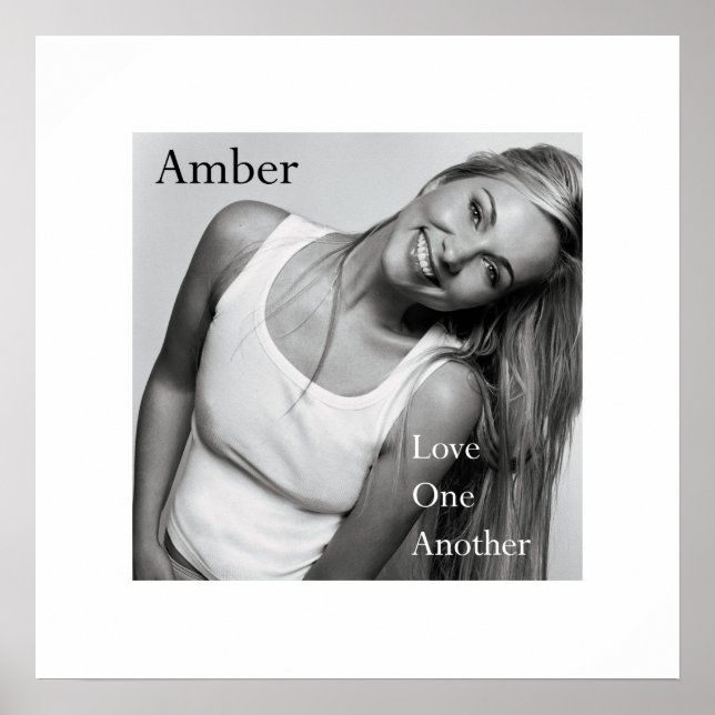 Póster Amber: Poster UV mate de 20x20 (Frente)