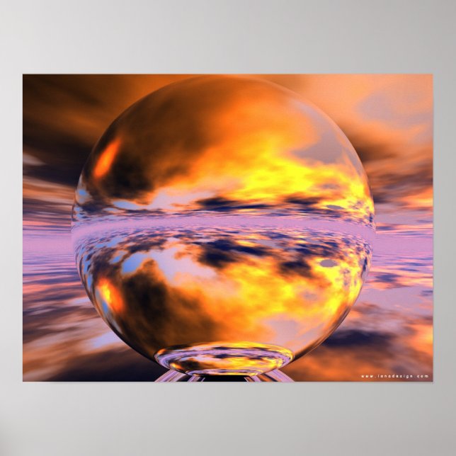 Póster Amber Skies (Frente)