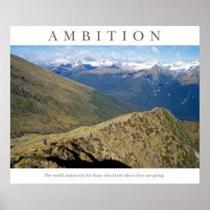 Póster Ambición