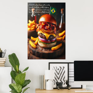 Póster Ambiente amazónico: Picanha Power 24x36