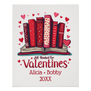 Póster Ambiente de Lectura Romántica Regalo Acogedor para