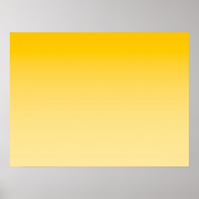 Póster AMBIENTE DE PRIMAVERA – Amarillo Pastel | de claro (Frente)