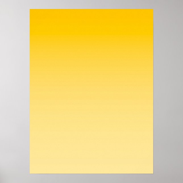 Póster AMBIENTE DE PRIMAVERA – Amarillo Pastel | de claro (Frente)