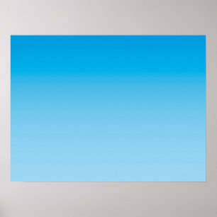 Póster AMBIENTE INVERNAL – Azul Hielo   ligero a profundo