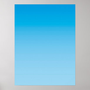 Póster AMBIENTE INVERNAL – Azul Hielo ligero a profundo