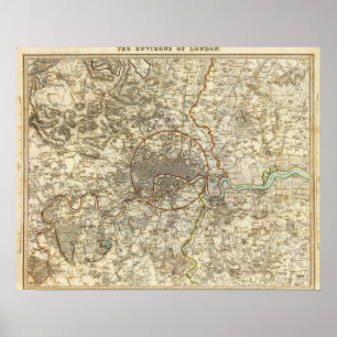 Póster Ambientes de Londres