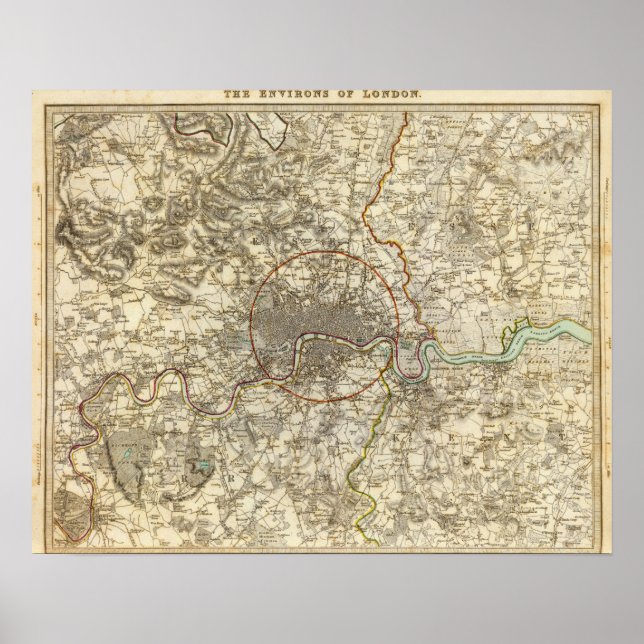 Póster Ambientes de Londres (Frente)