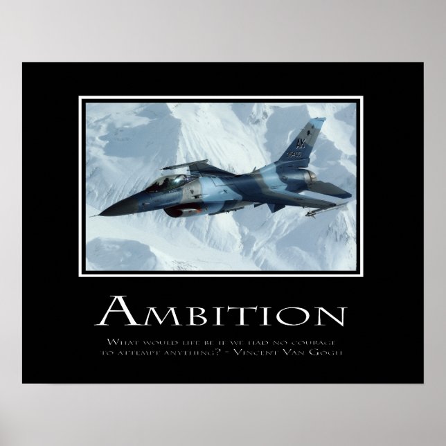 Póster Ambition (Frente)