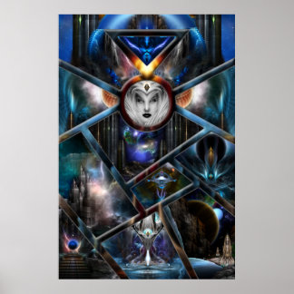 Póster Ámbito De Las Fantasias Fractales Poster De Archiv