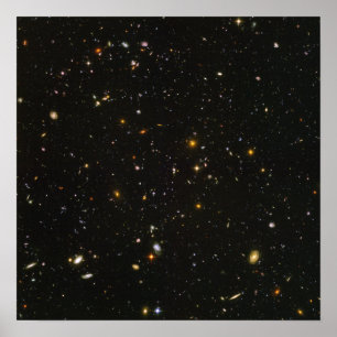 Póster Ámbito del telescopio espacial Hubble