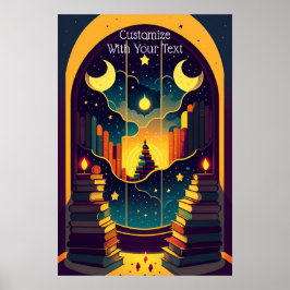 Póster Ámbito Mágico De Los Libros